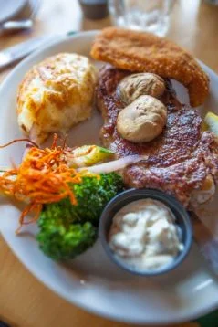 Steak Dinner Crow Rock Style