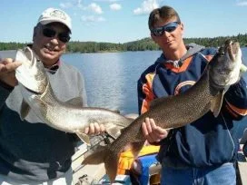 Father and Son Shcoens Trout