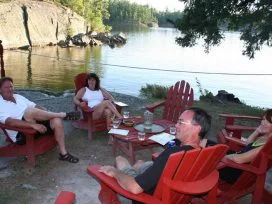 Relaxing by the Lake